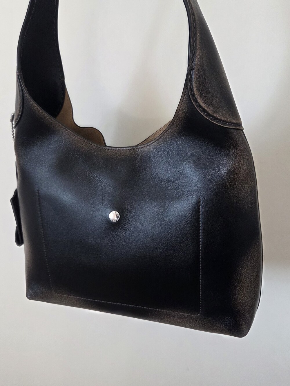 Coach Brooklyn Hobo Bag 28 In Loved Leather - Picture 6 of 15